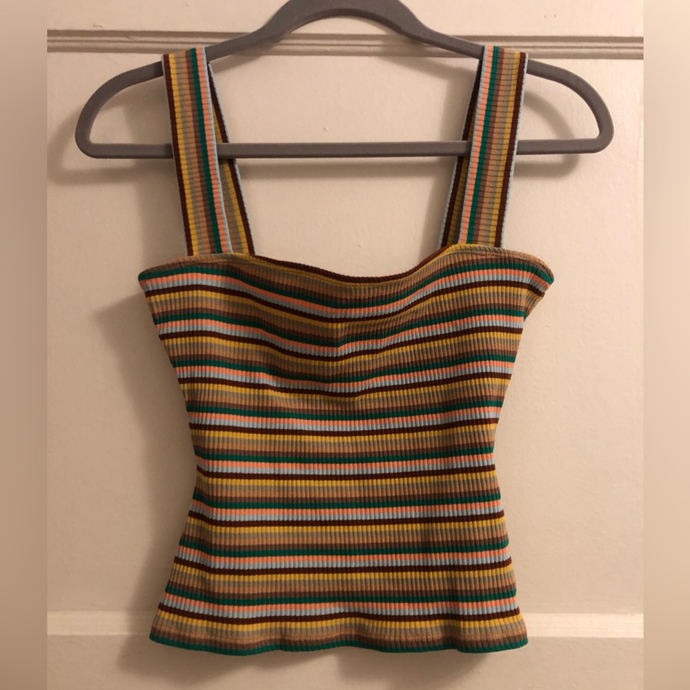 Reformation square neck tank top.